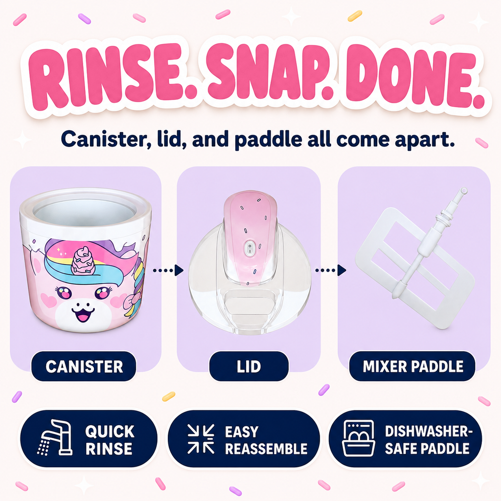 Electric Ice Cream Maker for Kids (1.2 Qt)