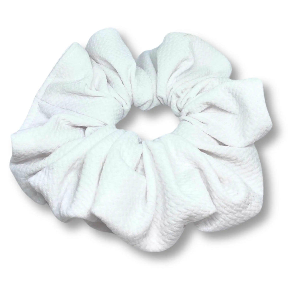 White Bullet Scrunchie