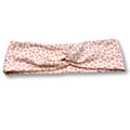 Pink Leopard Twist Knot Headband