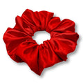 Red Silk Scrunchie