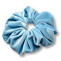 Baby Blue Velvet Scrunchie