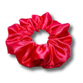 Hot Pink Silk Scrunchie