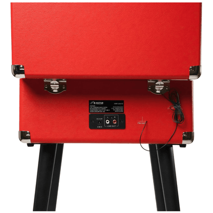 Victor Andover 5-in-1 Music Center with Chair-Height Legs and Bluetooth Function