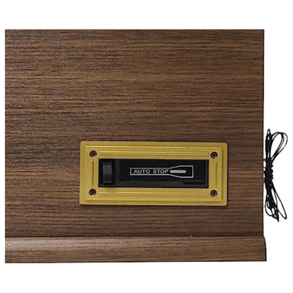 Victor State 7-in-1 Wood Music Center with 3-Speed Turntable and Dual Bluetooth