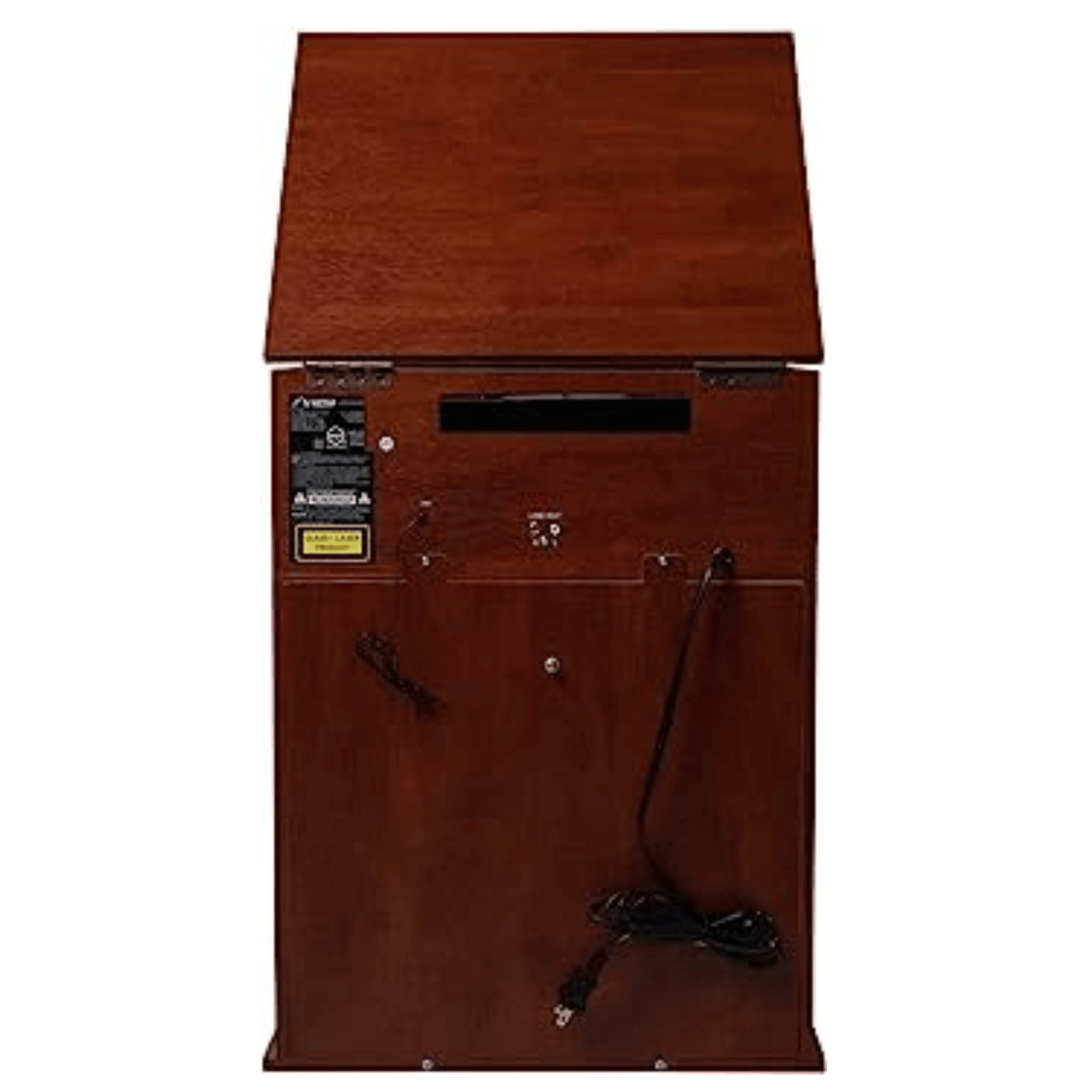 Victor Boyleston 7-in-1 3-Speed Turntable Music Center w Album Storage and USB Port