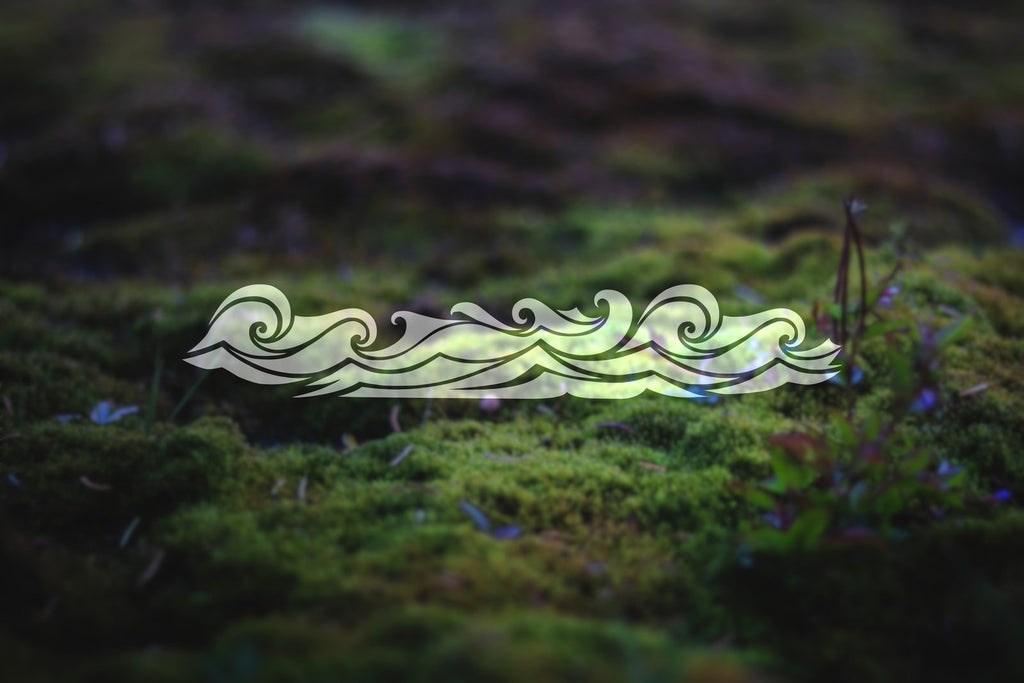 Wave Banner Vinyl Decal | 270