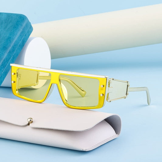 Men's Trendy Wide Leg Square Sunglasses