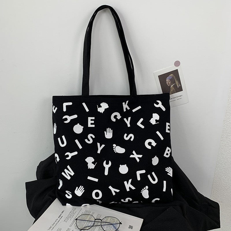 Large Capacity Canvas Shoulder Bag