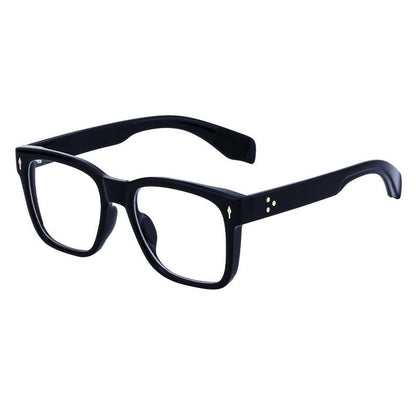 Men's Fashion Square Frame Plain Sunglasses