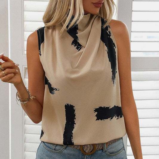 Fashionable Sleeveless Oversized Pullover Top