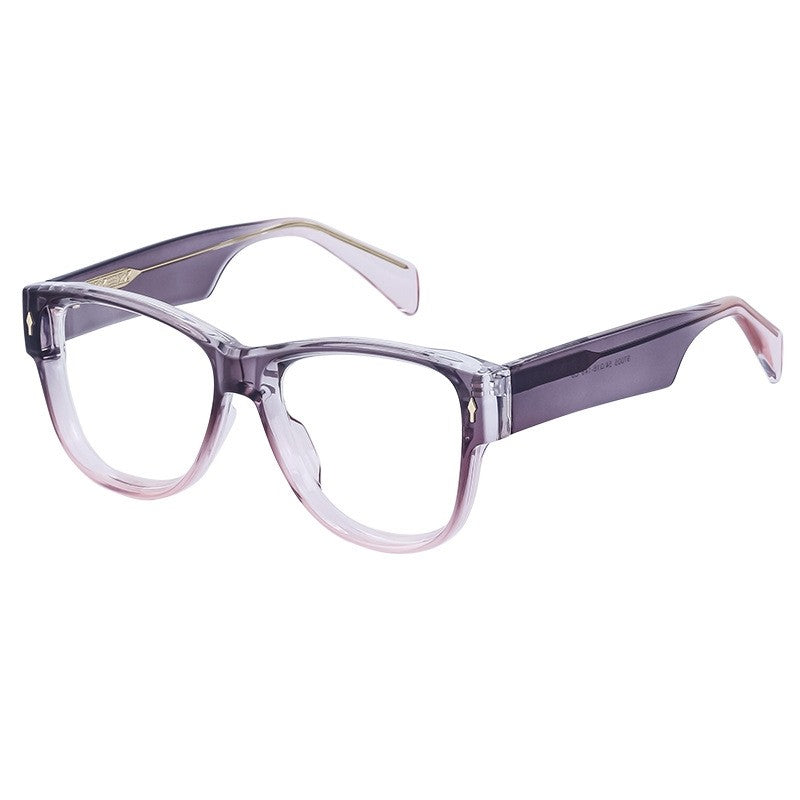 Fashion Acetate Cat Eye Clear Lens Glasses