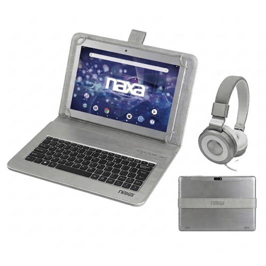 Naxa 7" Tablet with Bluetooth Keyboard, Case & Headphone - Refurbished