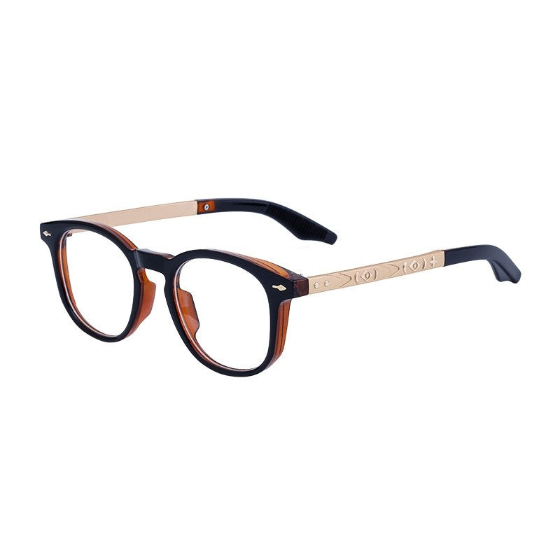 Men's Retro Fashion Round Frame Glasses
