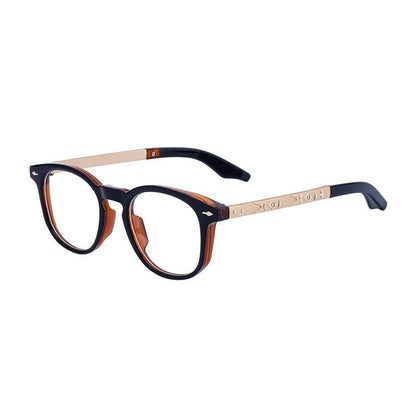 Men's Retro Fashion Round Frame Glasses