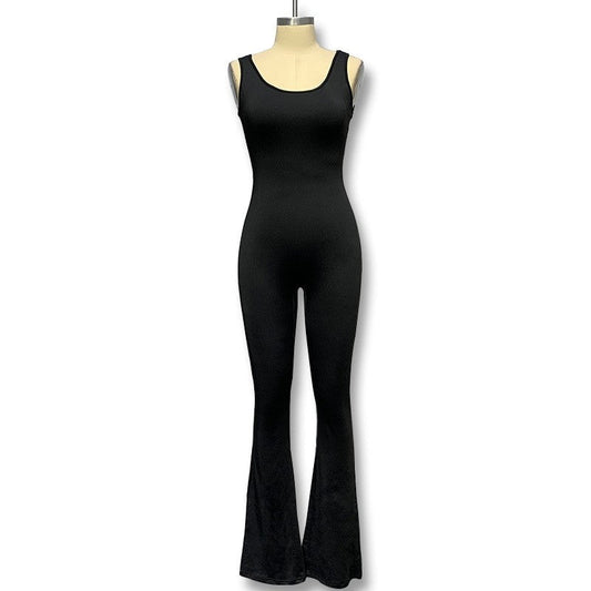 Hollow Out Seamless Bodysuit in Solid Color