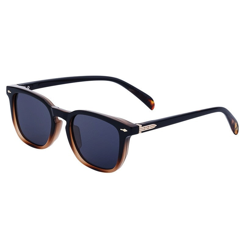 Men's Outdoor Retro Square Frame Sunglasses