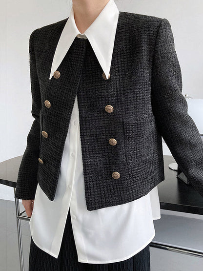 Stylish 3 Colors Solid Color Long Sleeves Blouse