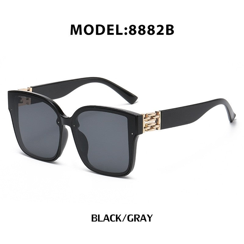 Ladies' Stylish Oversized Square Sunglasses