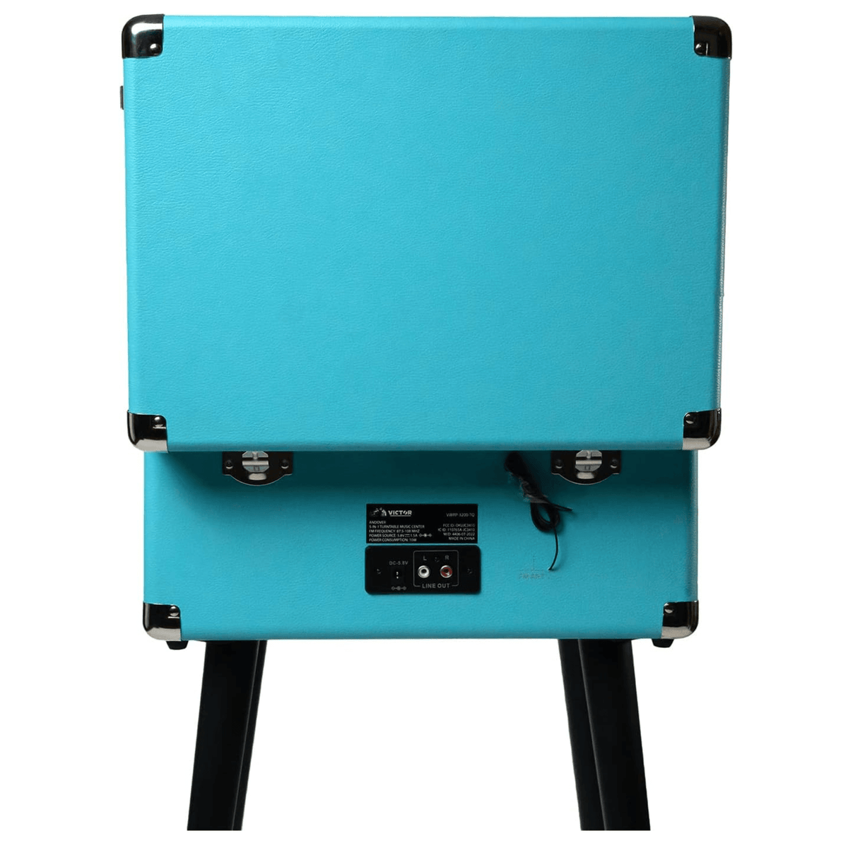 Victor Andover 5-in-1 Music Center Turquoise - Refurbished