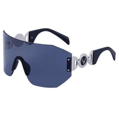 Y2K Cycling Windproof One-Piece Oversized Sunglasses