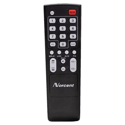 Norcent 8" Portable Bluetooth Outdoor Speaker with FM Radio and LED Lights