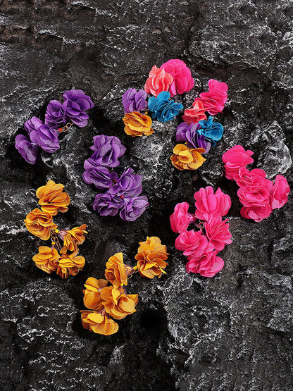 Flower Shape Drop Earrings Earrings Accessories
