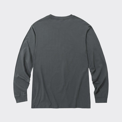 Casual Men's Solid Color Long Sleeve Tee