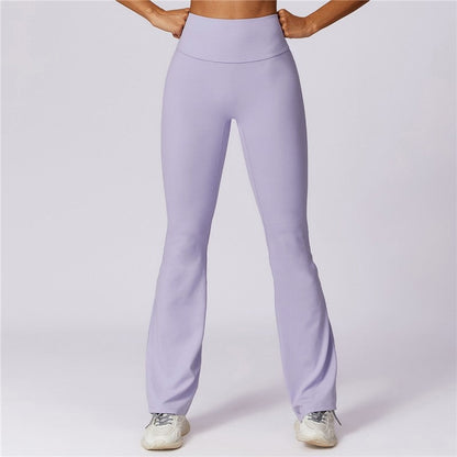 Slightly Flared High-Waisted Casual Sweatpants