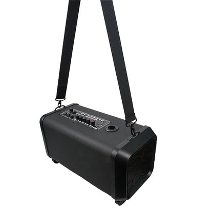 Supersonic Portable PA System Karaoke Speaker with TWS, FM Radio & LED Disco Ball (IQ-906K)