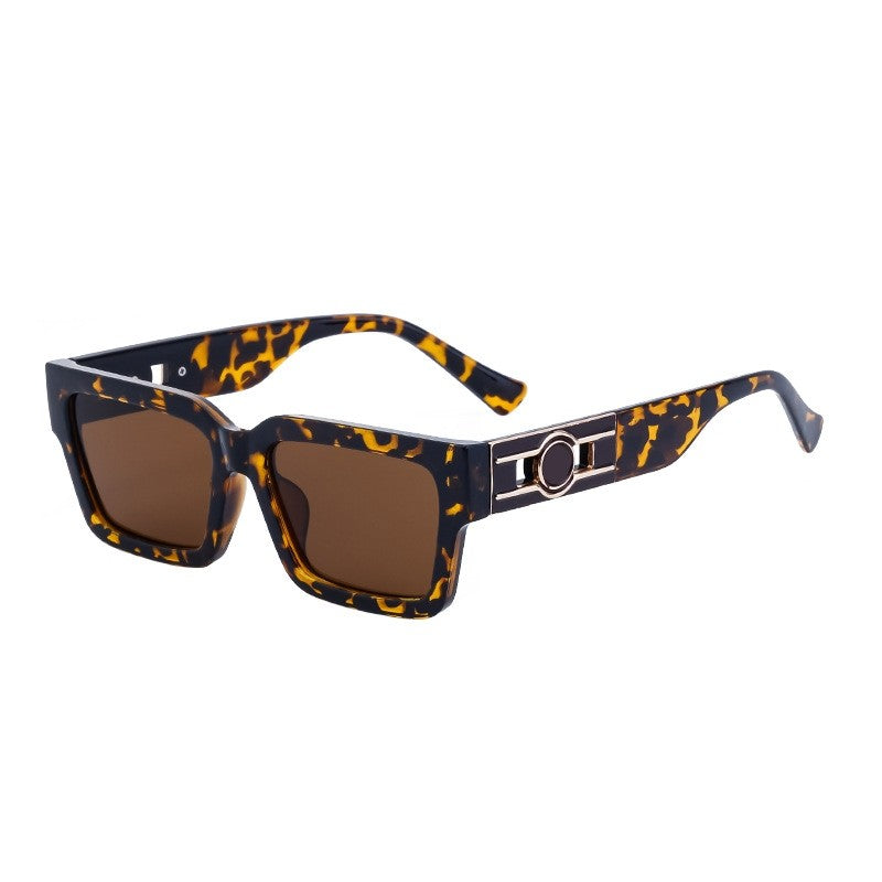 Fashion Full Square Frame UV400 UV Protection Outdoor Sunglasses