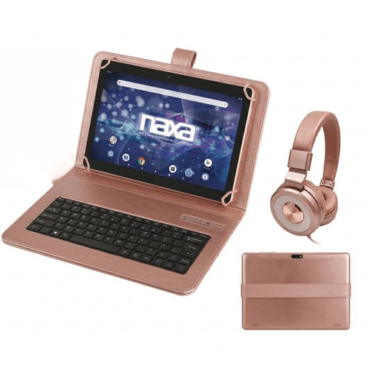 Naxa 7" Tablet with Bluetooth Keyboard, Case & Headphone - Refurbished