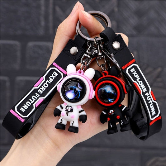 Space Explorer Astronaut Keychain - Unique Space-Themed Bag Charm