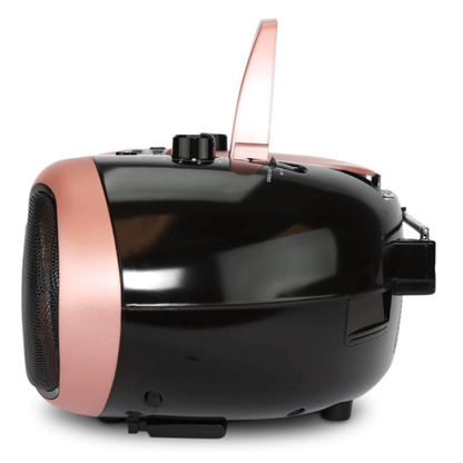 Emerson 7" Bluetooth DVD Boombox Rose Gold - Refurbished