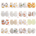 5Pairs 0-3Month Newborn Baby Anti-Scratch Gloves Infant Boy Girl Unisex Mittens Baby Accessories