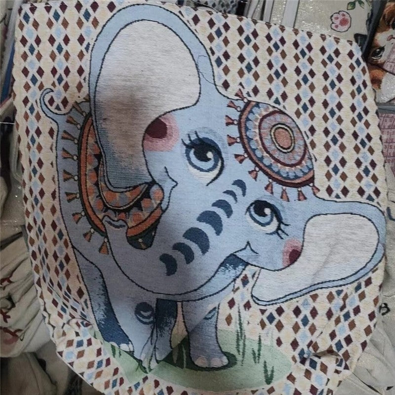 Stylish Embroidered Oversized Shoulder Bag