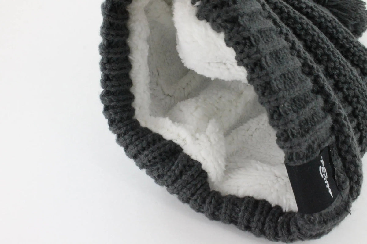 Warmest Fleece Lined Knit Beanie – Extreme Cold Winter Hat
