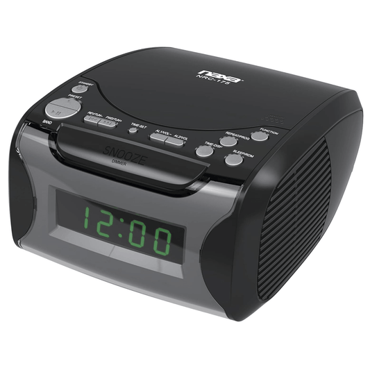 Naxa Dual Alarm Clock Radio CD Player - Refurbished