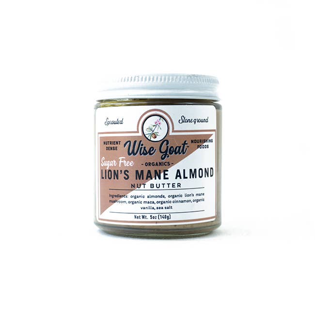 Lion's Mane Almond Butter SUGAR-FREE