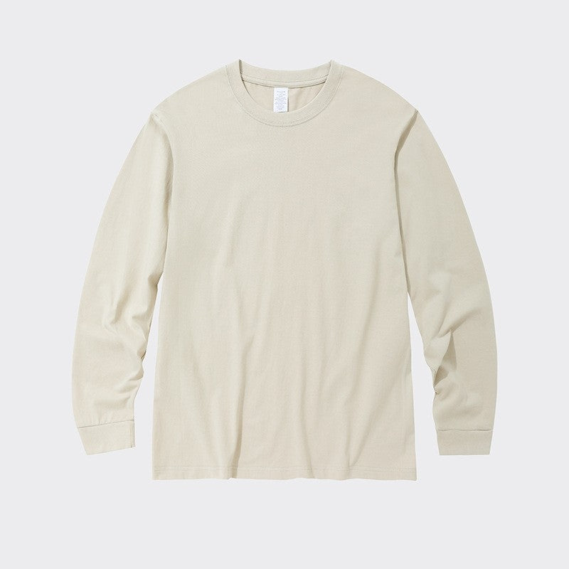 Casual Men's Solid Color Long Sleeve Tee