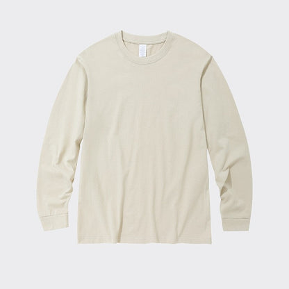 Casual Men's Solid Color Long Sleeve Tee