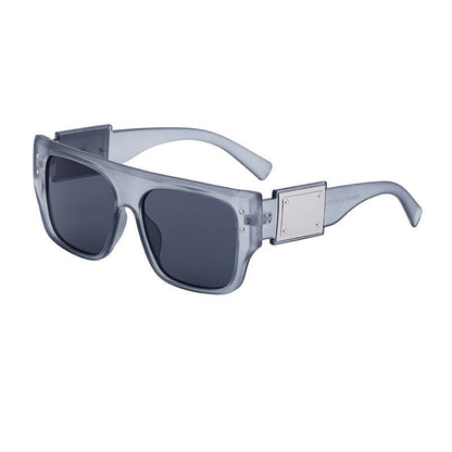 Unisex UV400 Full Square Frame Fashion Sun Protection Eyewear Sunglasses