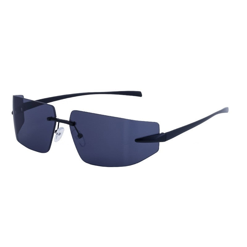 Unisex UV400 Curve Frameless Fashion Outdoor Eyewear Sunglasses