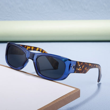 UV400 Unisex Full Square Frame Polarized Sun Protection Eyewear Sunglasses