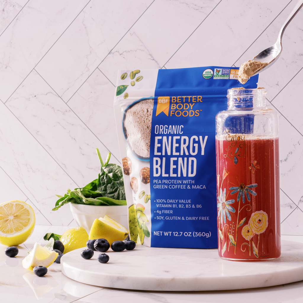 BetterBody Foods Organic Energy Blend 360 g - 6-pk RRP Case