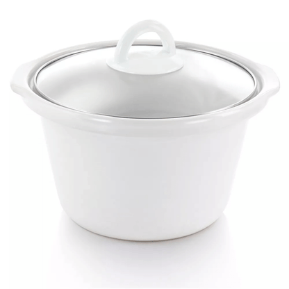 Better Chef 3-Quart Round Slow Cooker with Removable White Crock