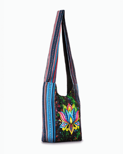Kathmandu Collection Lotus Handmade Hobo Bag