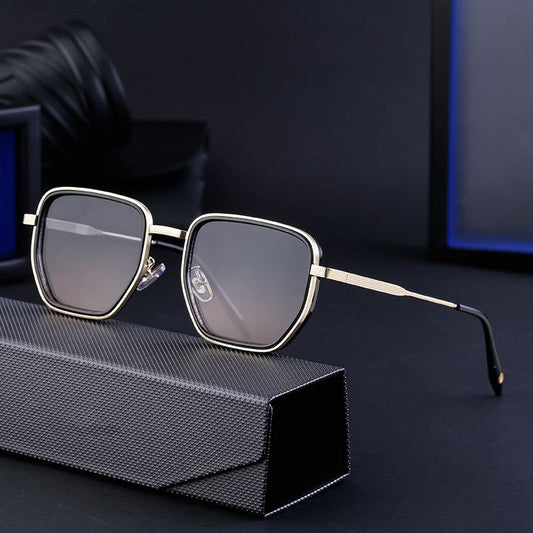 Men's Outdoor Fashion Retro Box Sunglasses