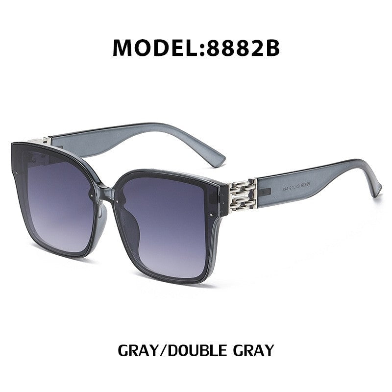 Ladies' Stylish Oversized Square Sunglasses