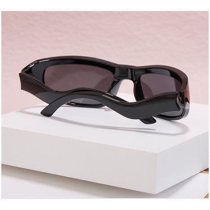 Unisex UV400 Full Frame Shockproof Outdoor Sports Eyewear Sunglasses