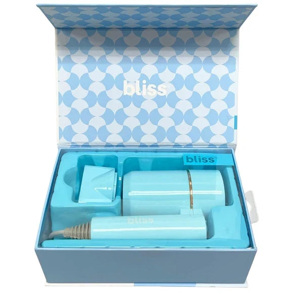 BLISS 1200W Professional Hair Dryer with Concentrator Nozzle – Lightweight Styling Dryer (Blue, Pink)